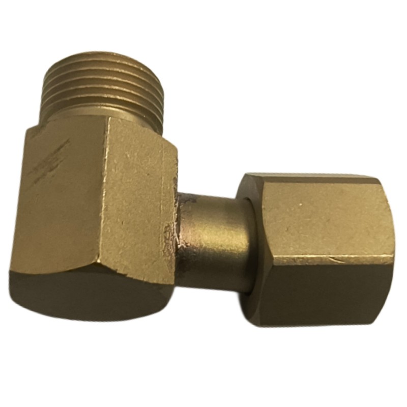 3/8" bsp 90 degree adapter - right hand (oxygen / inert)
