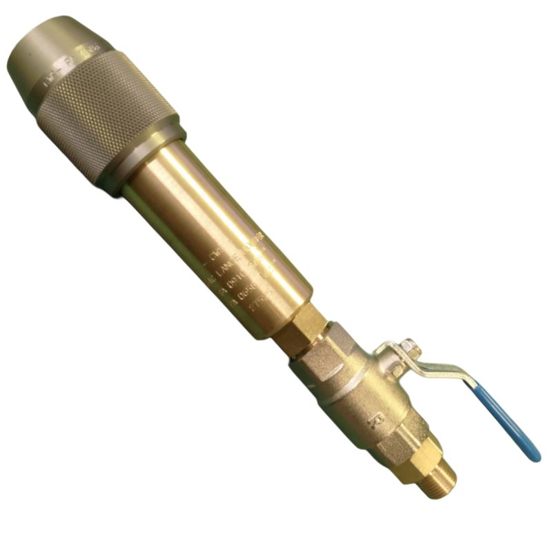 CWS Thermic Lance Holder with Collet for 3/8 Packed 16.6mm OD to 18mm OD G1/2 Inlet