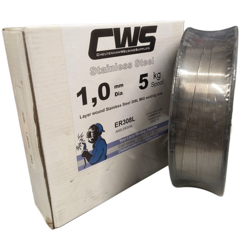 CWS 308L 1.0mm 5kg Stainless MIG Welding Wire