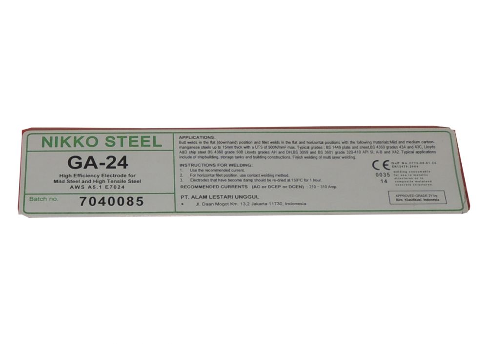 Nikko RD-718-2.6 - E7018 2.5mm Low Hydrogen Welding Electrodes 5kg
