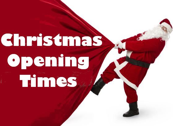 Christmas Opening Times