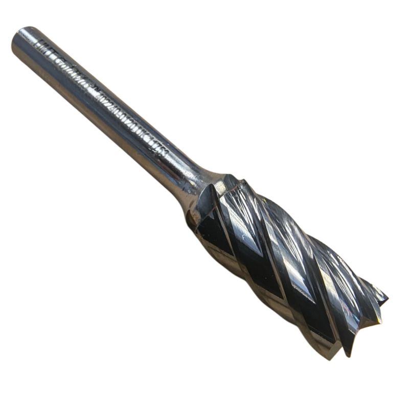 12mm Burr for Aluminium - Cylinder with flat end