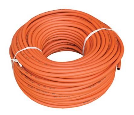 6.3 mm Bore Orange Propane 6mm Hose Per Meter - Semperit 