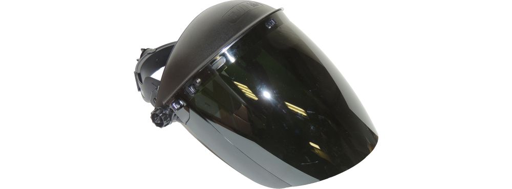 Welding Visor Headgear Including Shade 5 Lens Brow guard