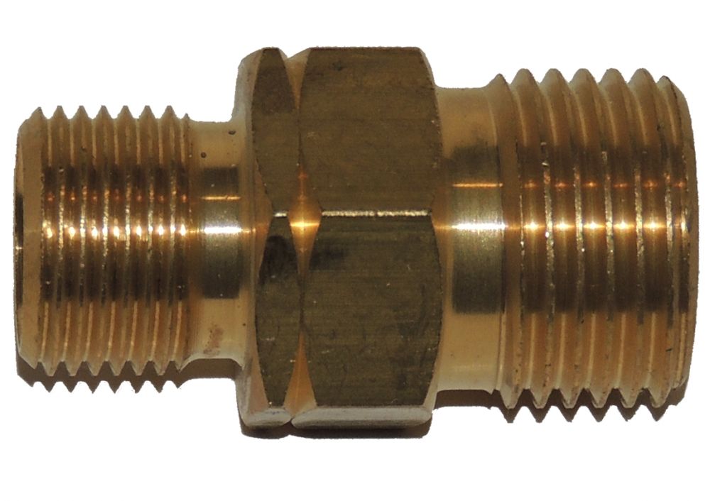 Unequal Hose Coupler G1/2 x G3/8 Adaptor Joiner