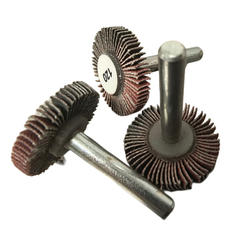 spindle mounted 30x5mm flap wheel 120 grit 