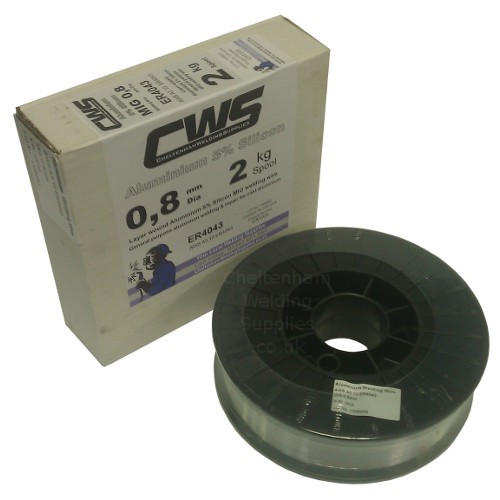 4043 0.8mm 2kg - Aluminium MIG Wire AlSi5 - 5