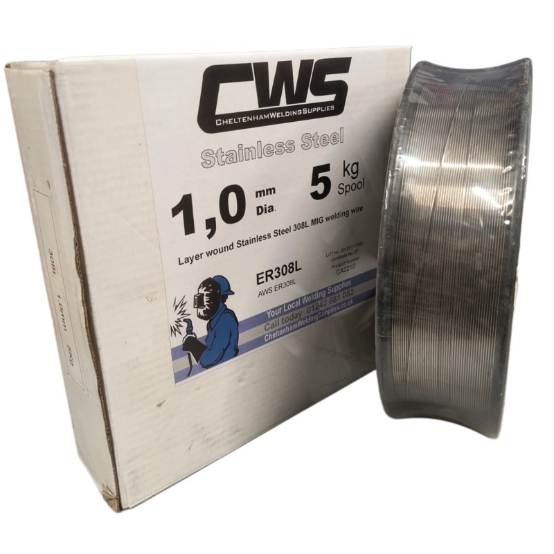 CWS 308L 1.0mm 5kg Stainless MIG Welding Wire