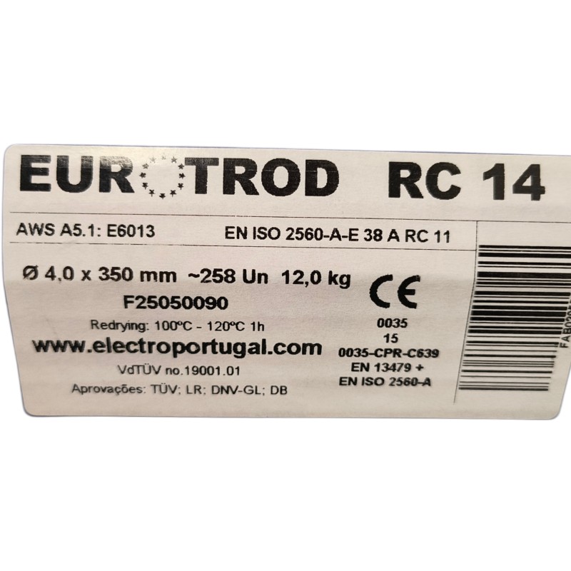 Eurotrod RC14 6013 4.0mm x 350mm 2kg Pack