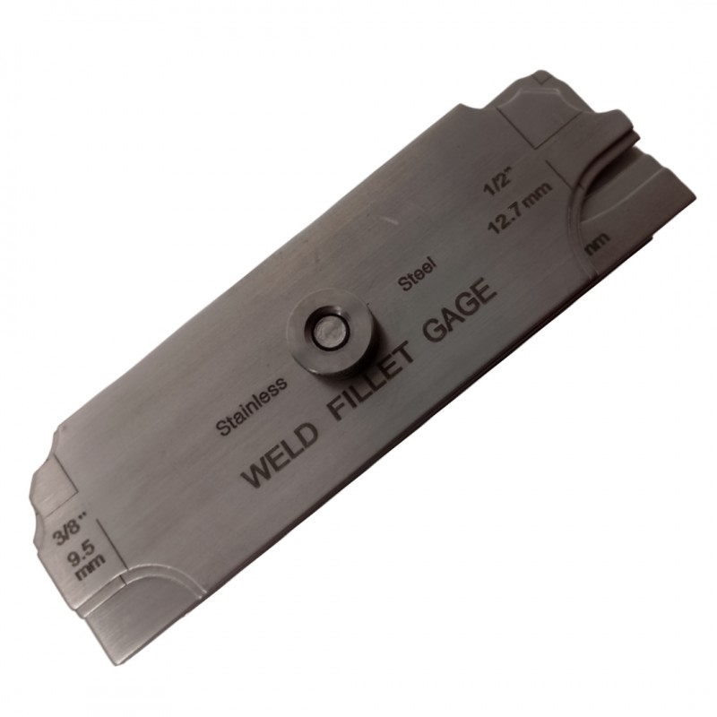 Fillet Weld Gauge Set of 7 Leaves Stainless S