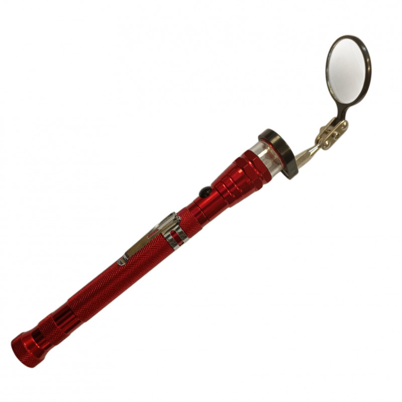 Magnetic Inspection Torch with Mirror - Exten