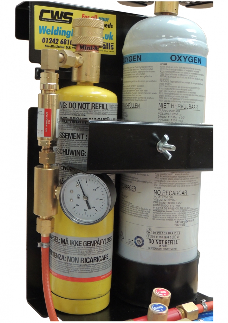 mini-braze lpg reg outlet pressure gauge