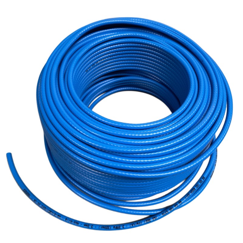 3mm Micro Bore Hose - Oxygen / Blue - Per met
