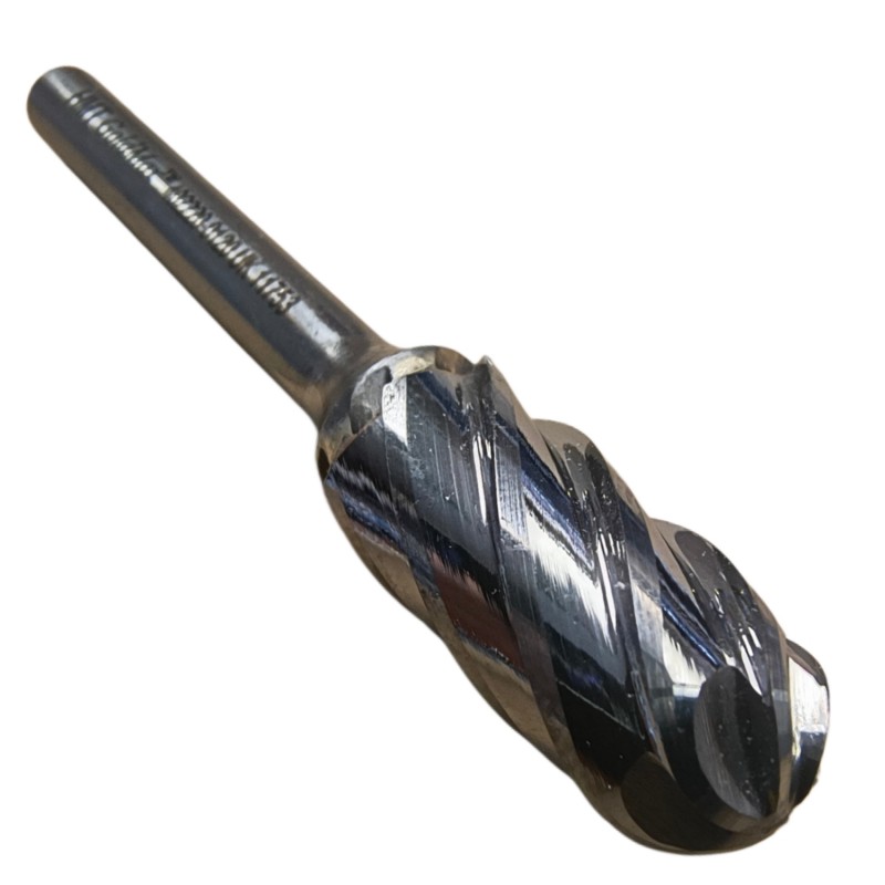 12mm Burr for Aluminium - Cylinder with round