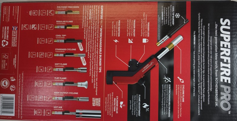 SuperFire PRO Professional Blowtorch Set - In