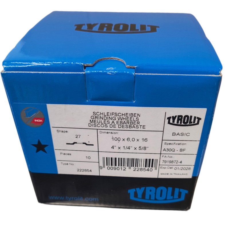 100x6x16mm Grinding Disc (DC) Pack of 10
