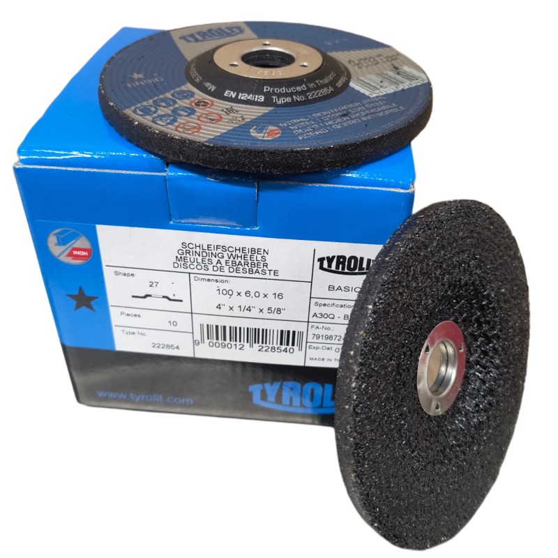 100x6x16mm Grinding Disc (DC) Pack of 10