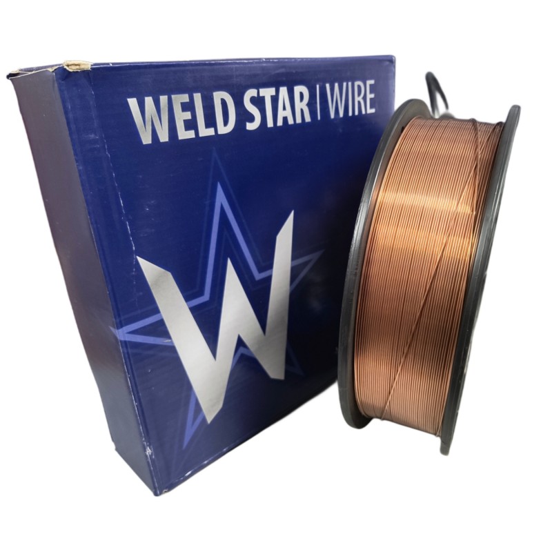 MIG Wire 5kg 1.0mm Dia. Mild Steel Copper Coa