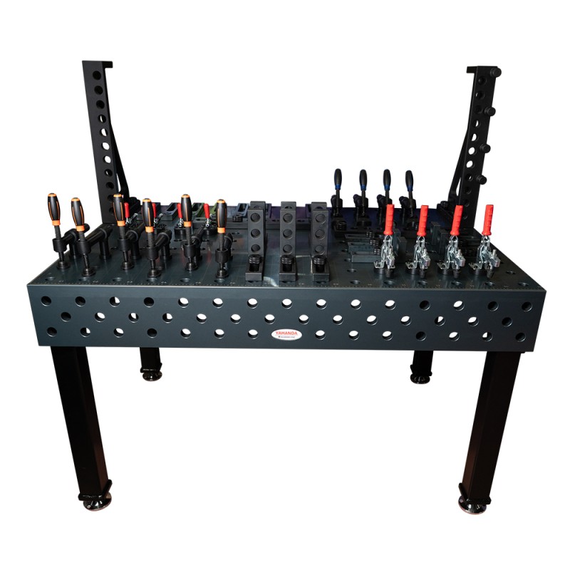 modular welding table - 2.4m x 1.2m - 28mm di