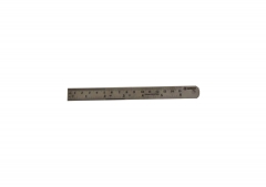 6" engineers pocket rule - imperial & metric marking stainless steel