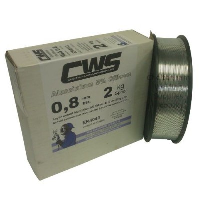 4043 0.8mm 2kg - Aluminium MIG Wire AlSi5 - 5% Silicon