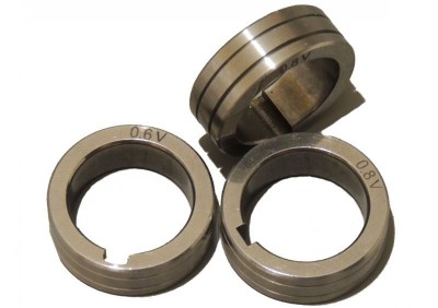 Vee groove 0,8 & 1,0mm MIG wire drive roller 30 OD x 22 ID x 10mm wide