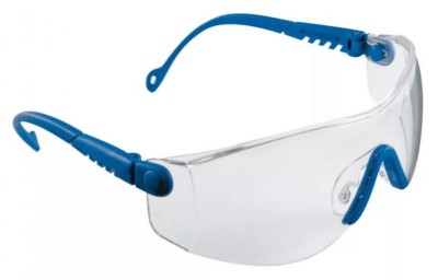 Honeywell Op-Tema Clear Safety Glasses With Blue Frame