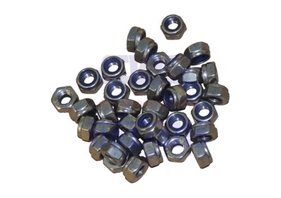 Lock Nut with Nylon Insert M6 x 10AF A2 Stainless Steel Pack 10 pcs Nuts