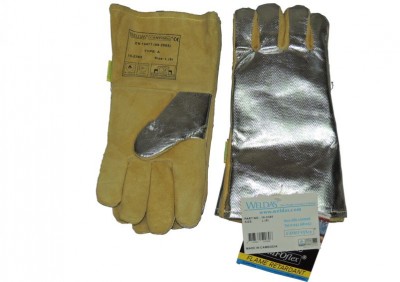Mig Gauntlet Weldas Comfoflex MIG Gloves - Heat Reflective Back - Large