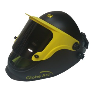 Esab Globe Arc Flip Front Passive Welding Mask - flip down